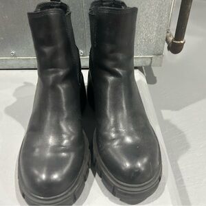 Madden Girl Black Ankle Booties